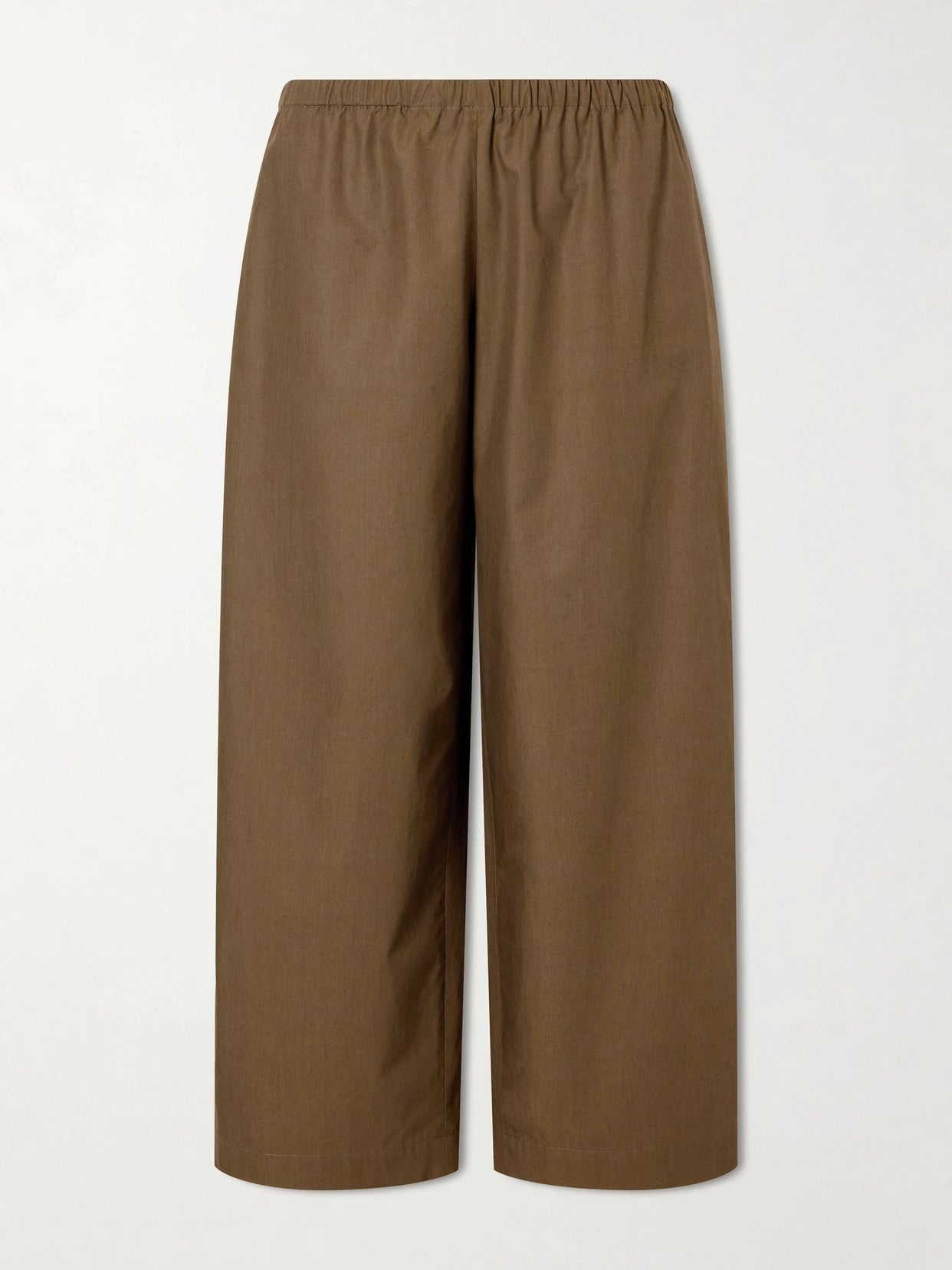 Roma Cotton-poplin Wide-leg Pants