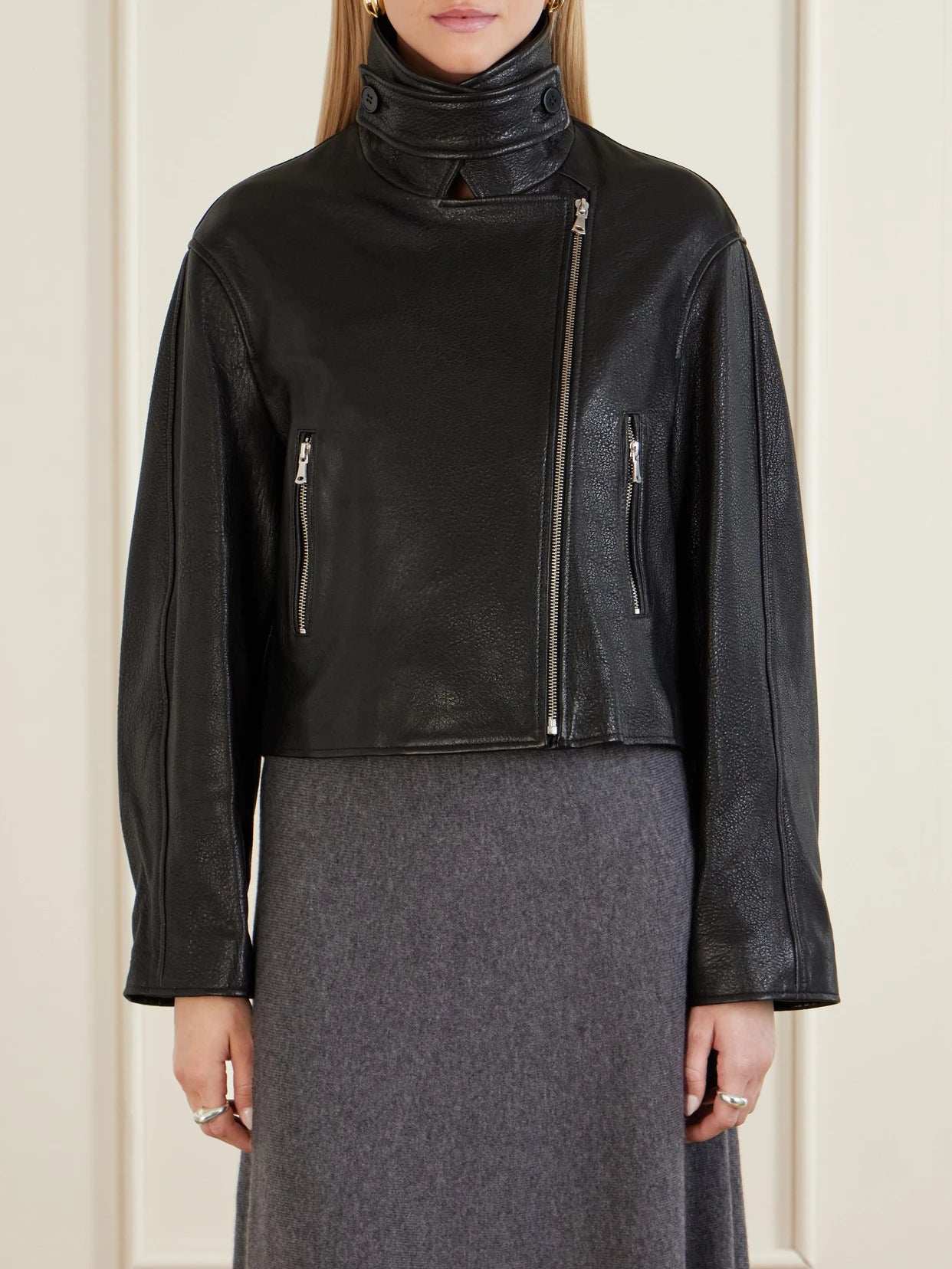 Varda Full-grain Leather Jacket