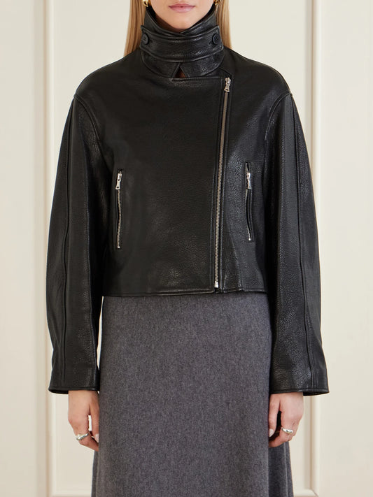Varda Full-grain Leather Jacket
