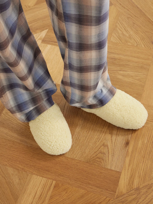 TEKLA + Auralee Shearling Slippers