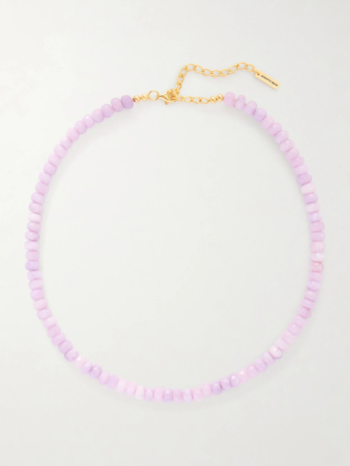 Rora Gold-tone Jade Necklace