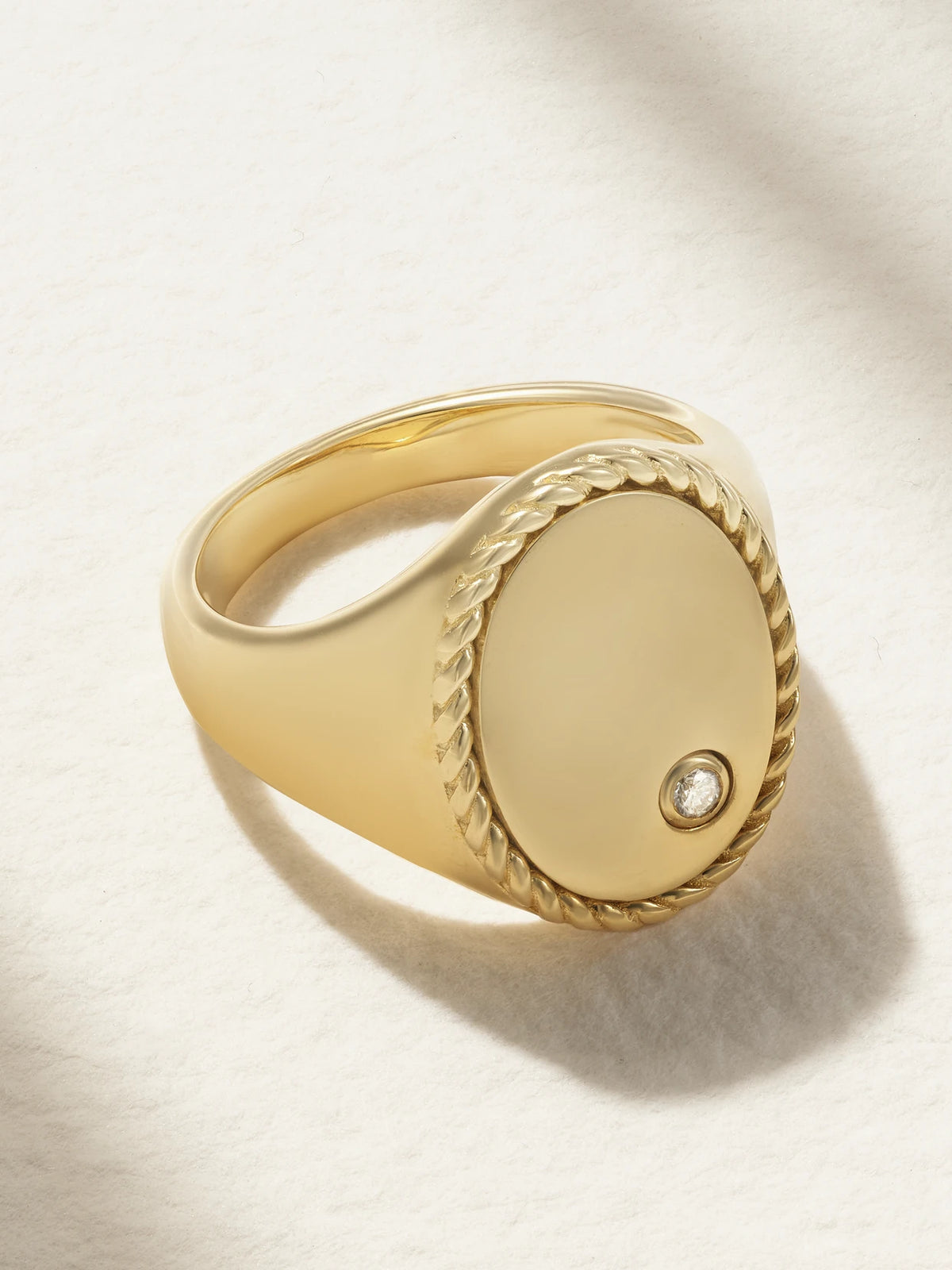 9-karat Gold Diamond Ring