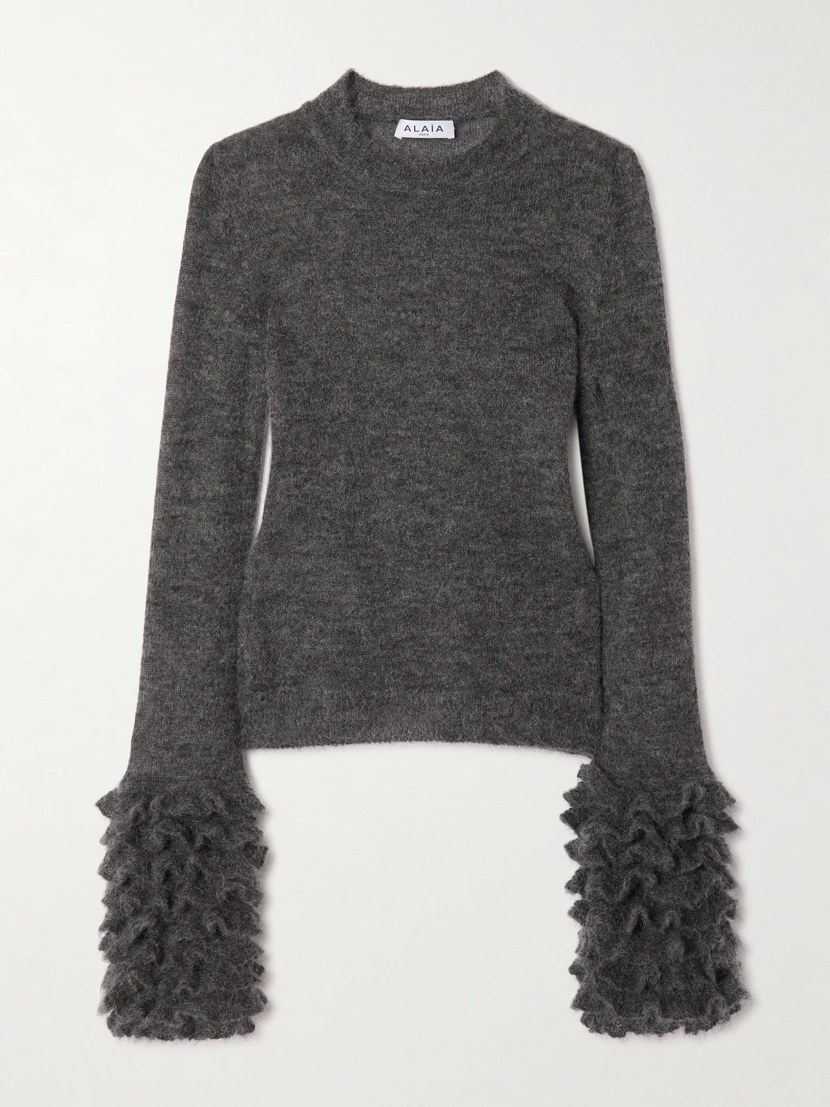 Ruched Mohair-blend Sweater