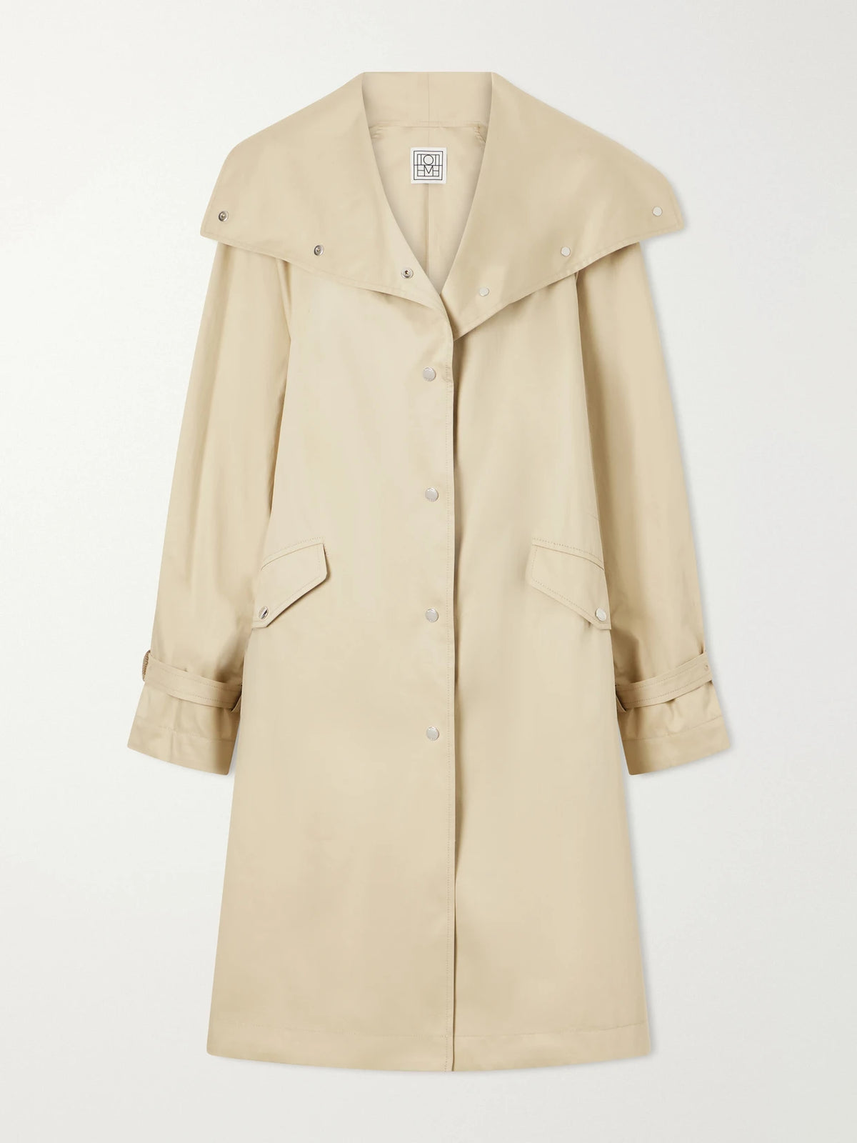 Oversized Cotton Trench Coat