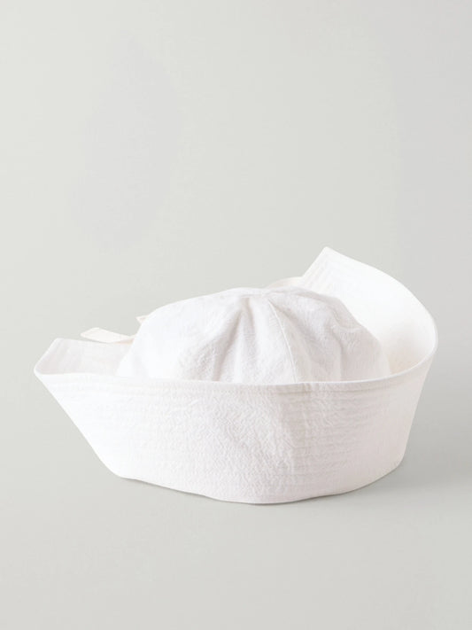 Sailor Grosgrain-trimmed Cotton Sailor Hat