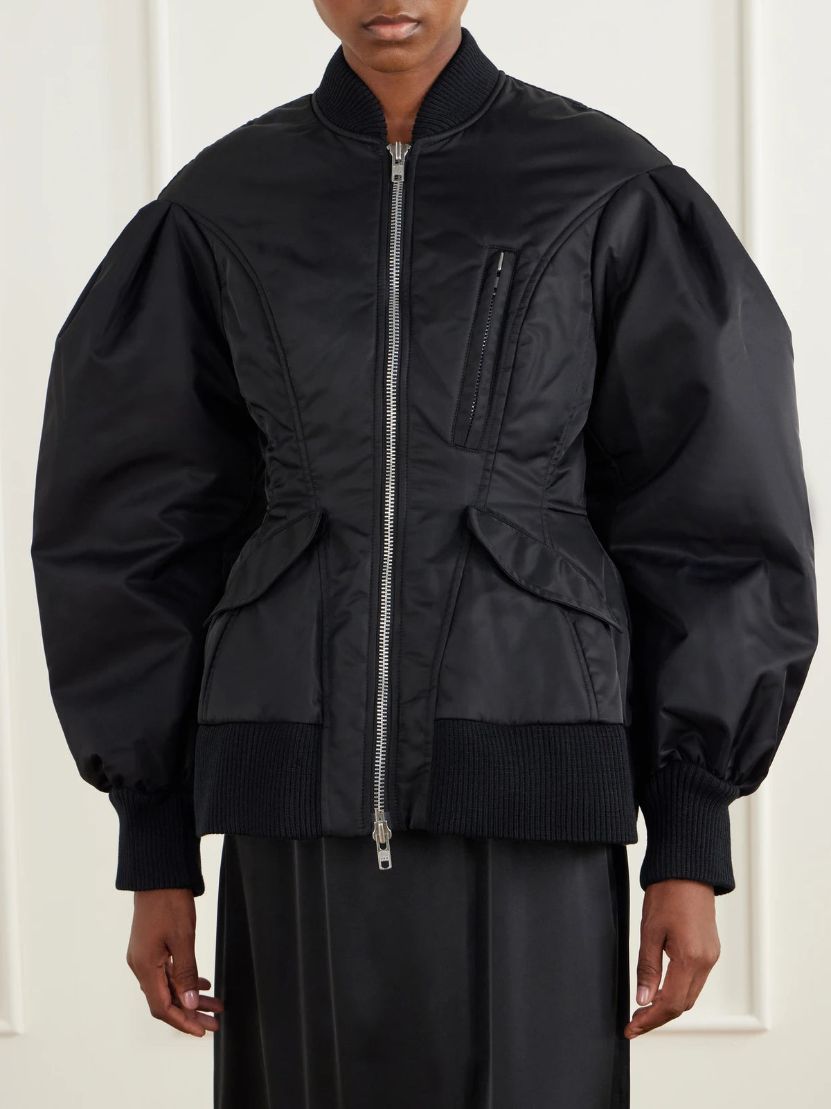 Simone Rocha Satin Bomber Jacket