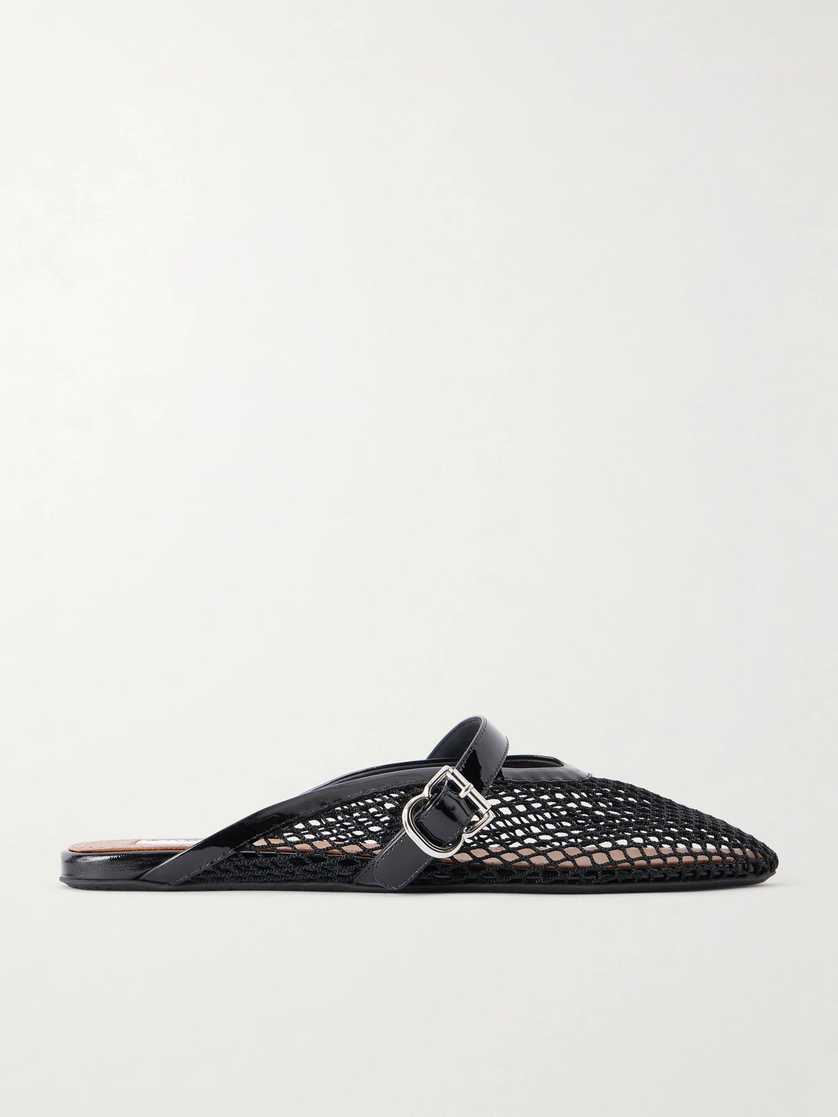 Fishnet Flat Mules