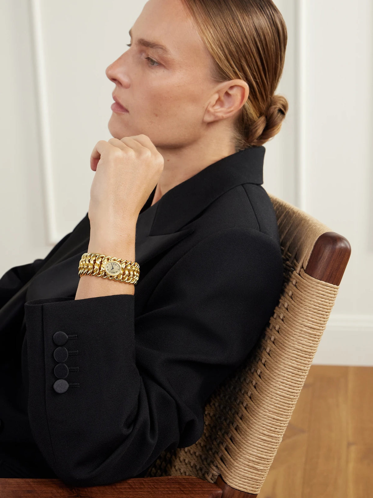 Image of Jewelry. Product name - + Hermès And Piaget Vintage 1969 Hand-wound 18-karat Gold Watch, Ref. 3771d67 (7.5" Wrist) in Multi colour by brand - Stephanie Windsor