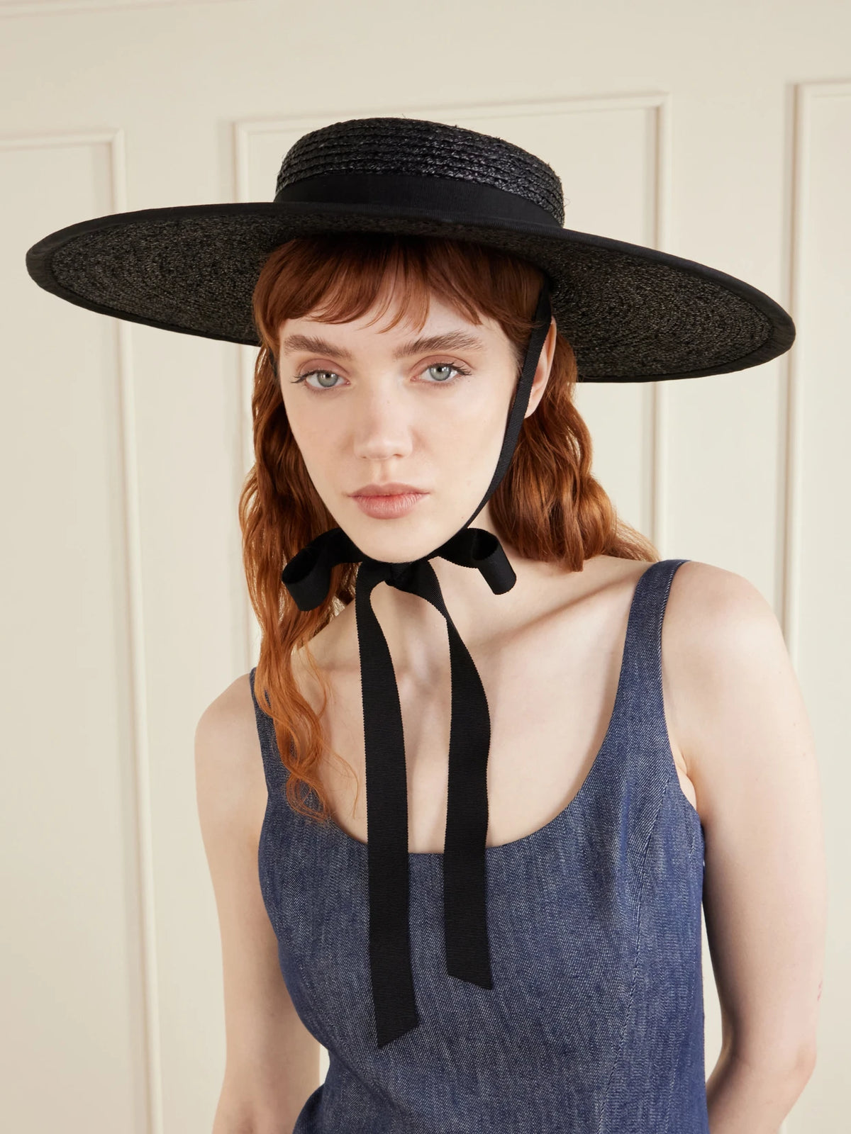 Image of Hats. Product name - Clairborne Hat in Black colour by brand - Gigi Burris