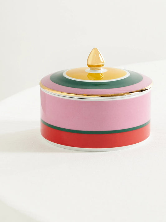 Gold-plated Porcelain Jar
