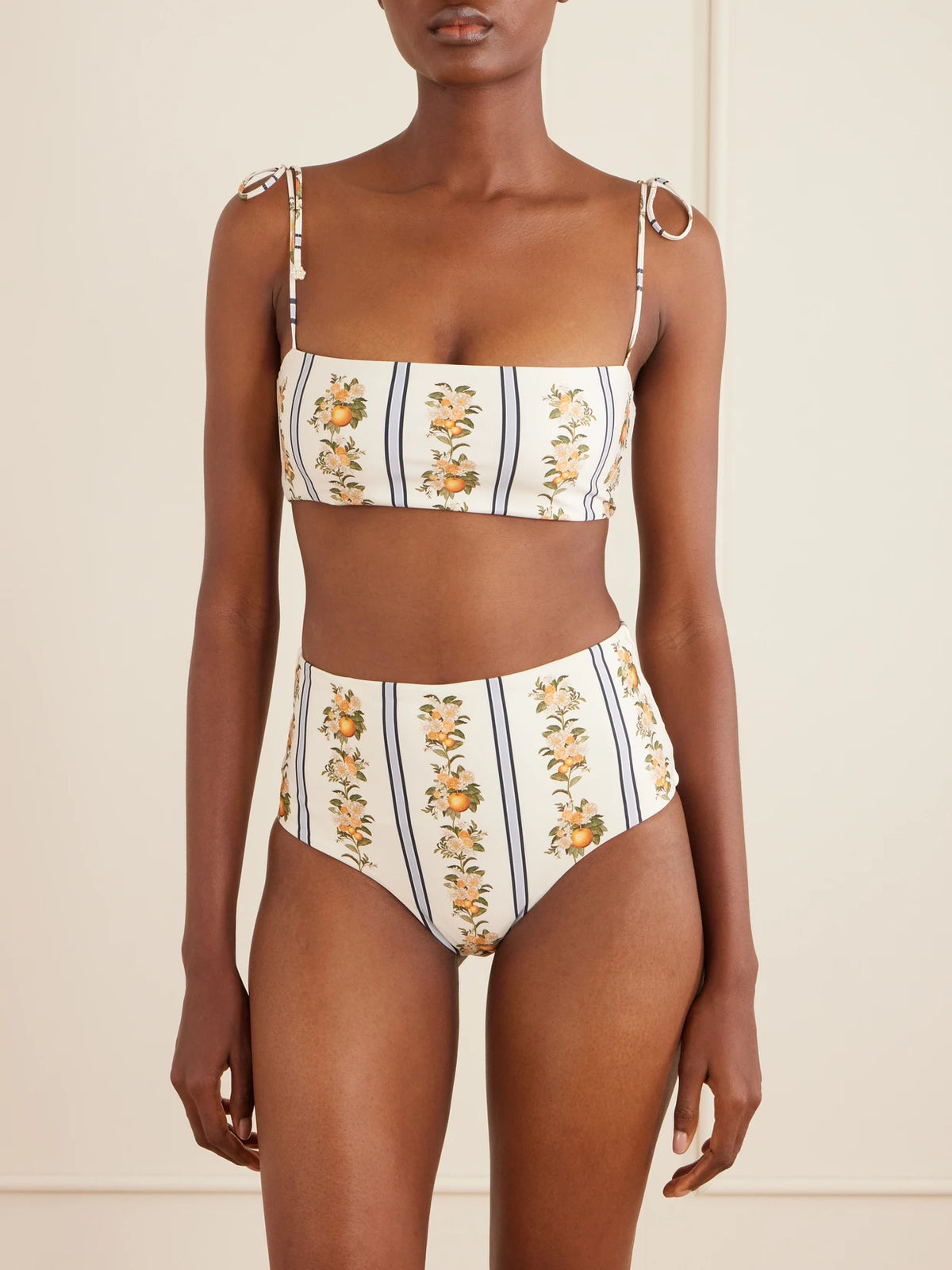 Primavera Valle Printed Bikini Top
