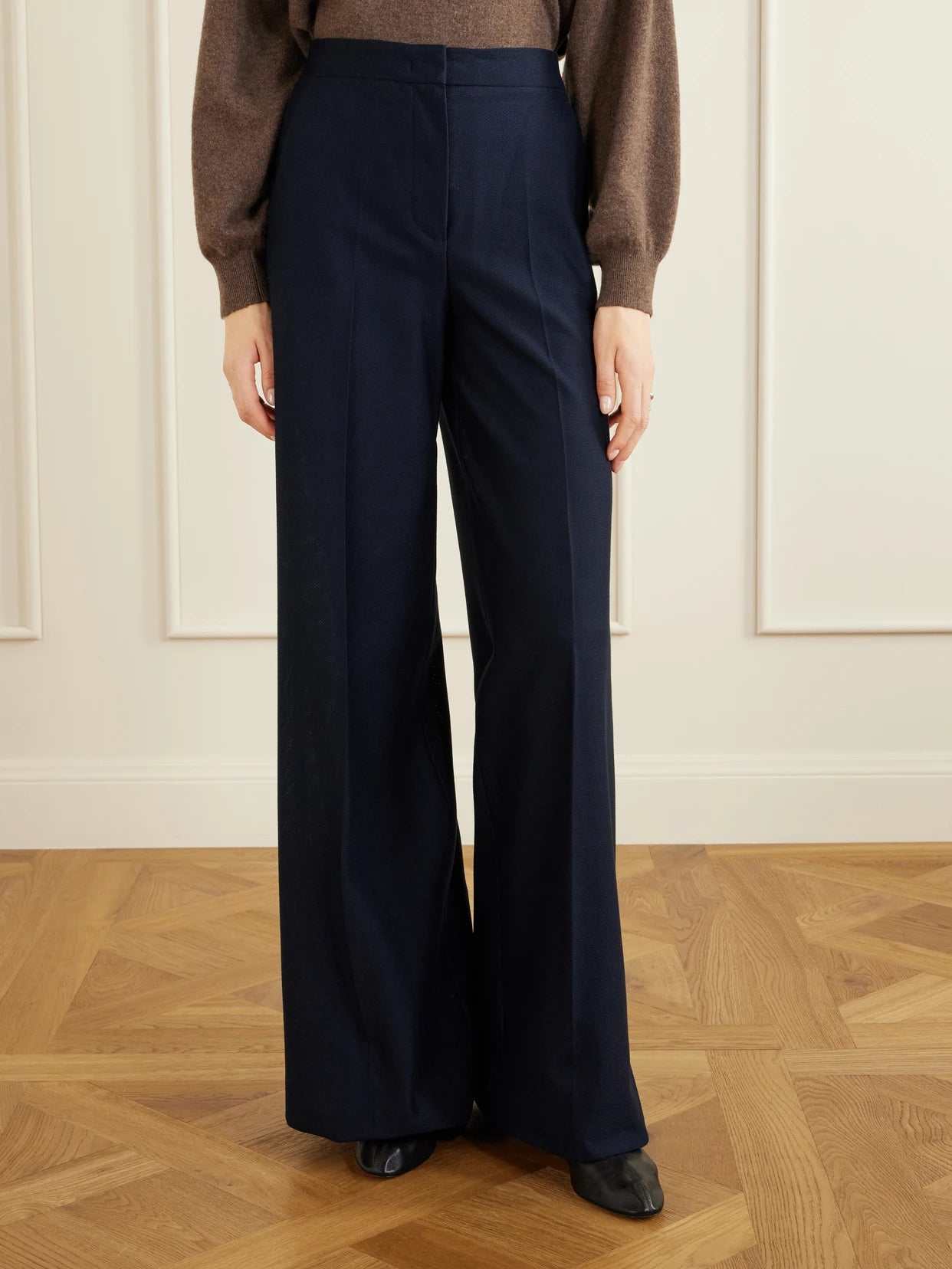 Mxmpinza Cotton-jersey Wide-leg Pants