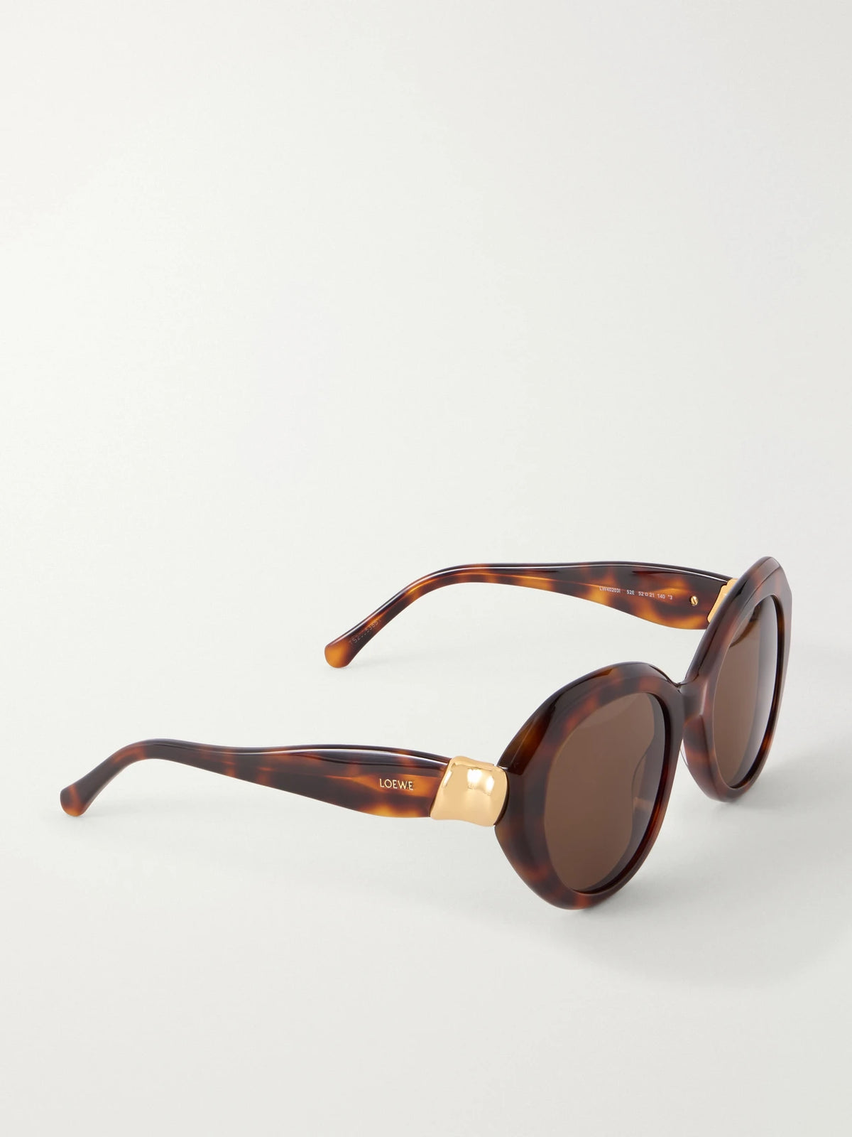 Loewe Coil Cat-eye Tortoiseshell Acetate Sunglasses