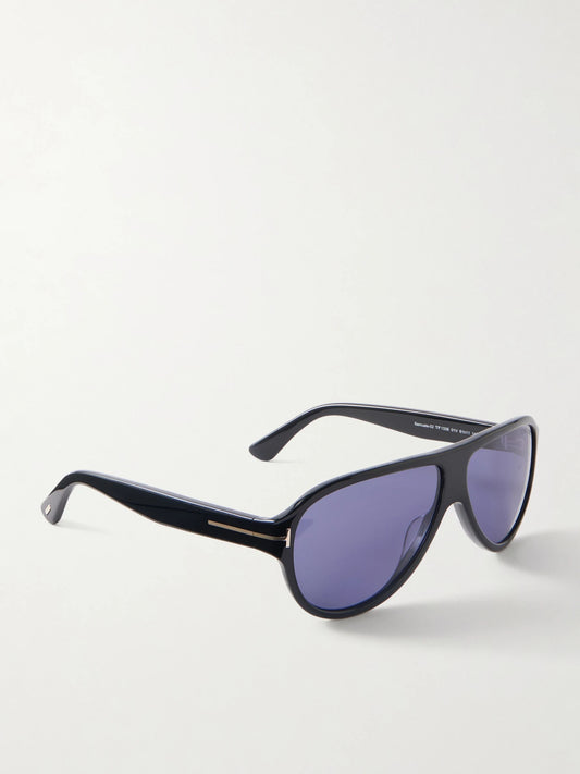 Samuele Aviator-style Acetate Sunglasses