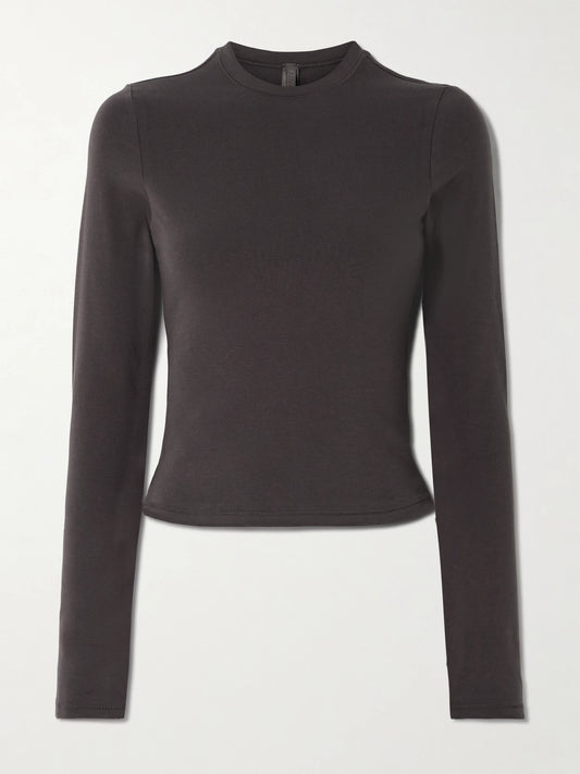 Stretch-cotton Jersey T-shirt - Iron