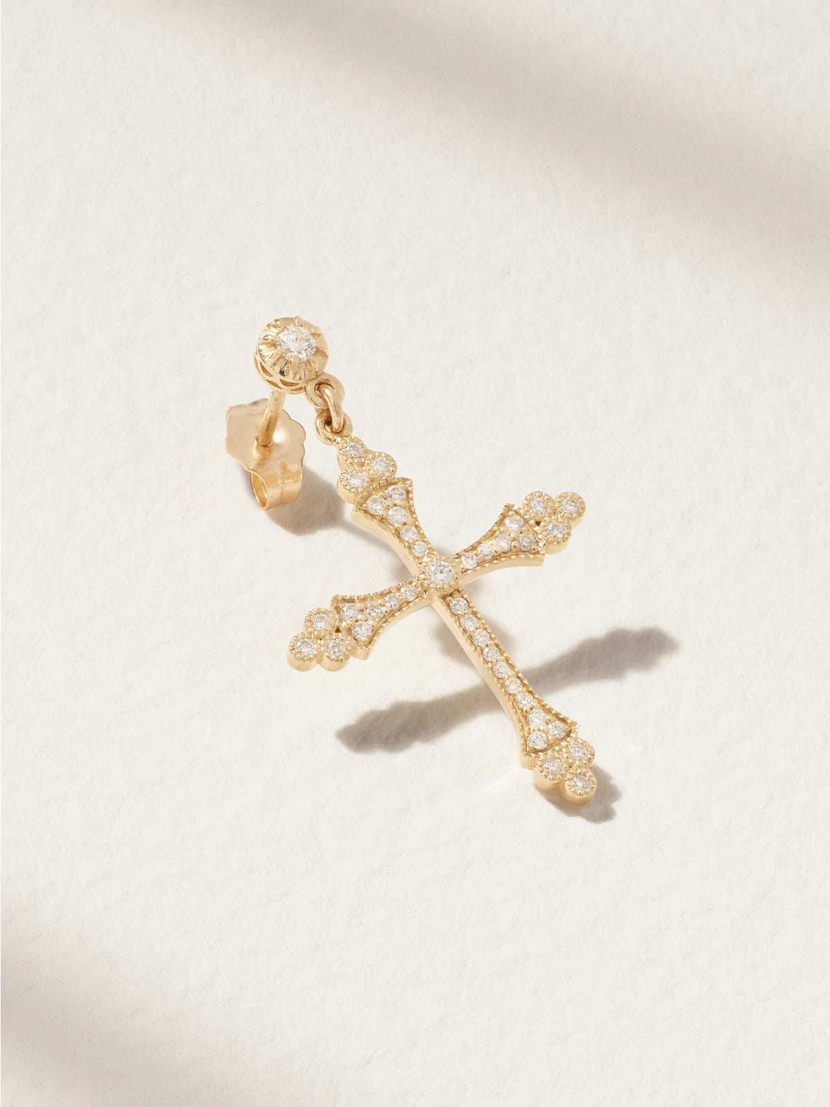 Sophia 14-karat Gold Diamond Single Earring