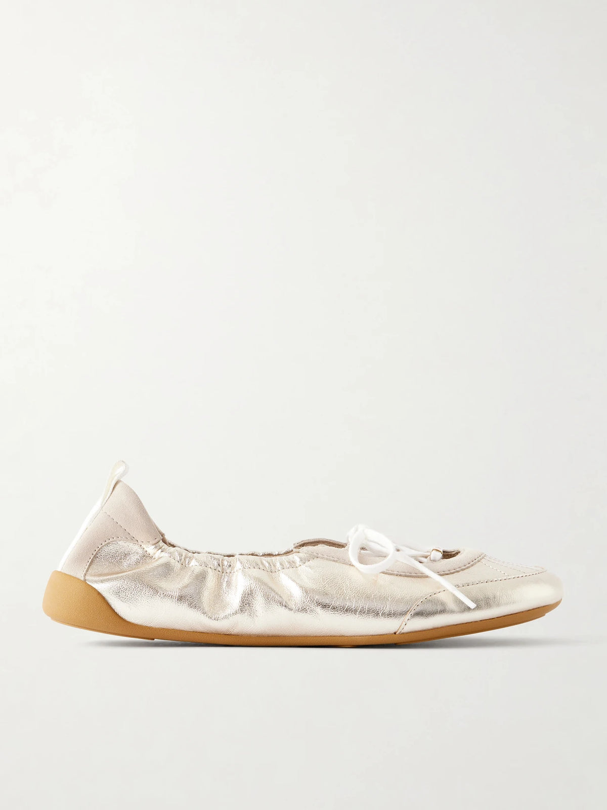 Kick Metallic Leather Sneakers