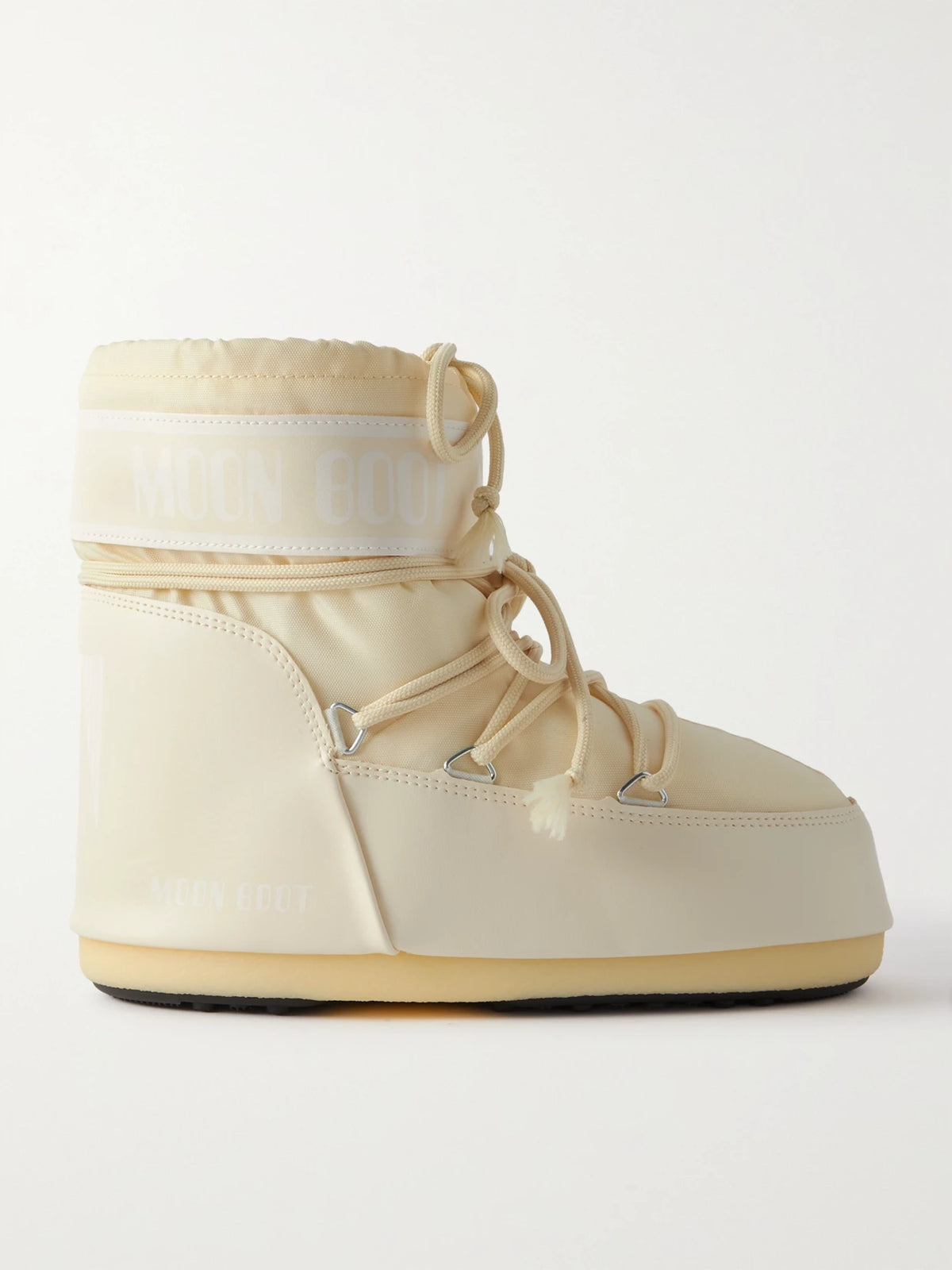 Icon Low Shell And Leather-like Snow Boots