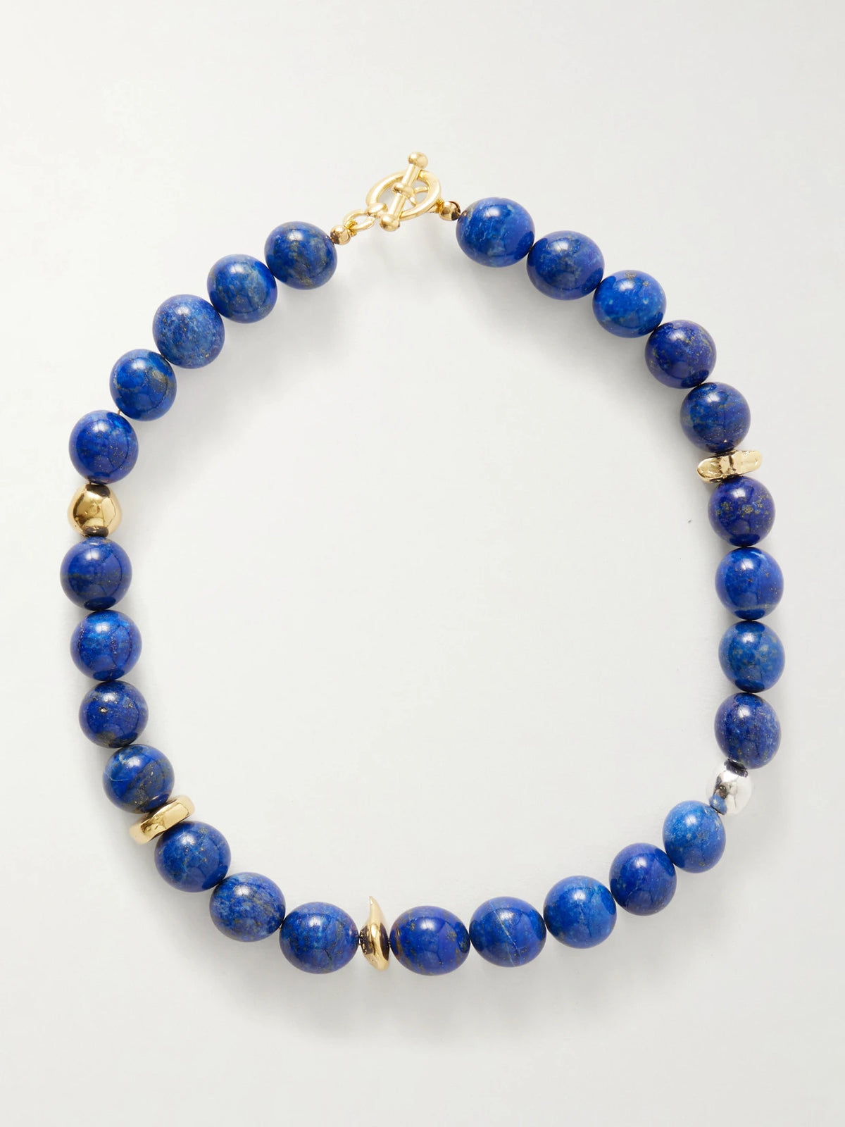 Helen Gold-plated Lapis Lazuli Necklace