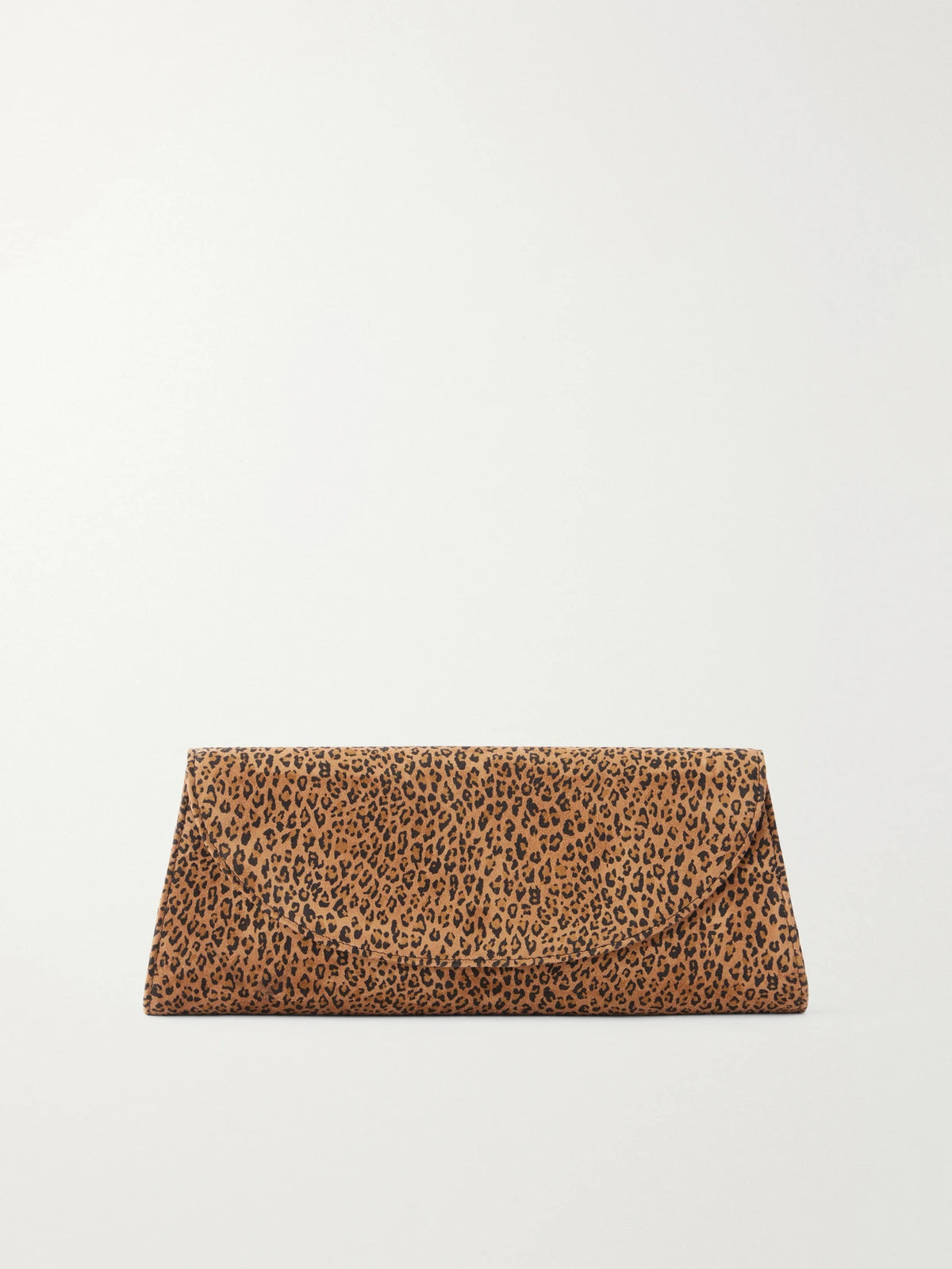 Hunting Season The Opera Leopard-print Suede Clutch