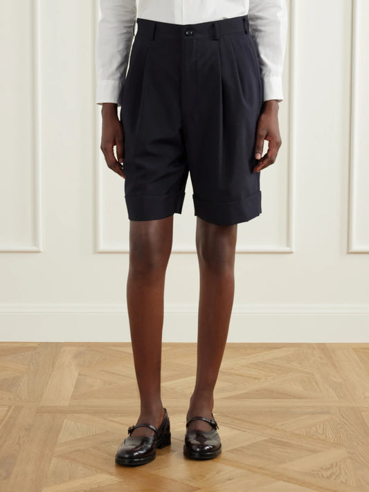 Comme des Garçons GIRL Pleated Wool Shorts