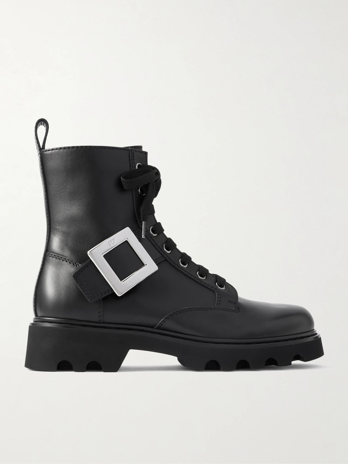 Viv Rangers 40 Buckled Leather Ankle Boots