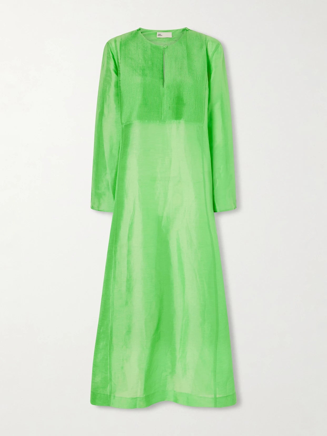 Linen And Silk-blend Kaftan