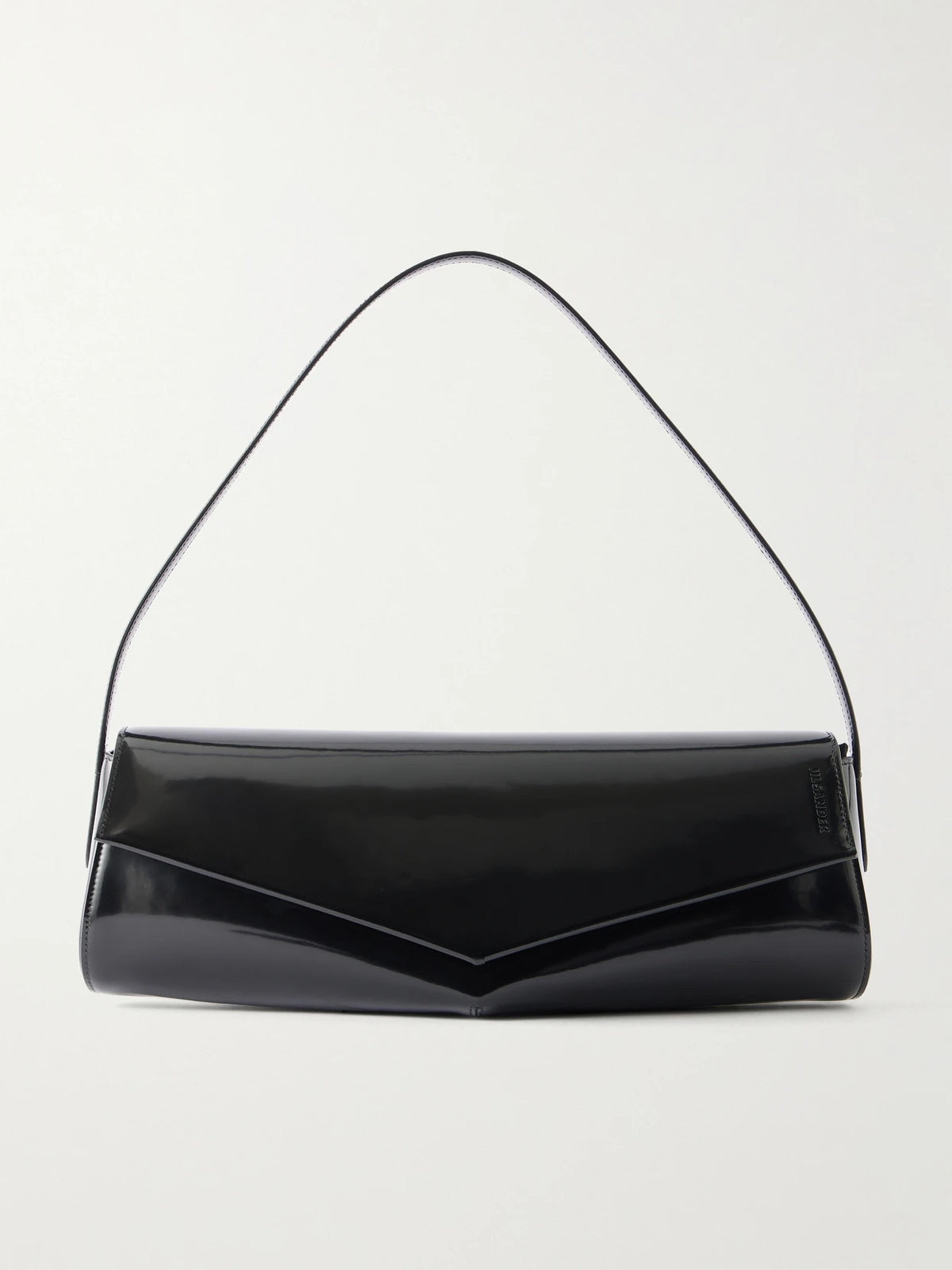 Jil Sander Kante Patent-leather Shoulder Bag