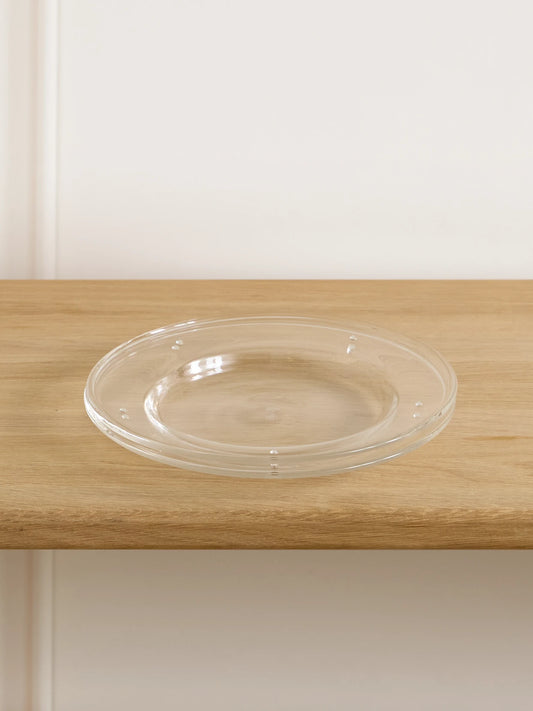 Sophie Lou Jacobsen Aperitivo Set Of Two Crystal-embellished Glass Plates