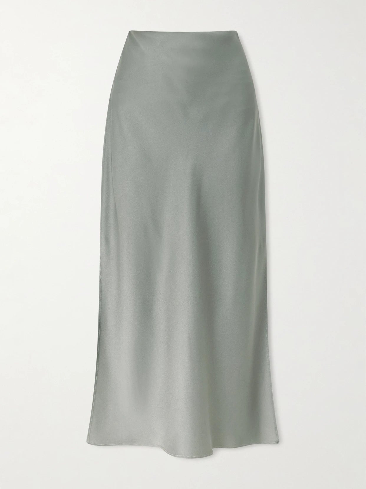 Satin Midi Skirt