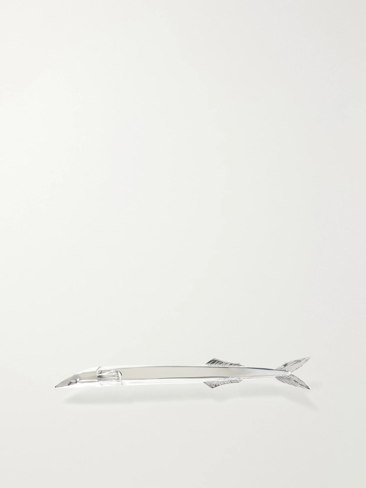 Tory Burch Fish Silver-tone Brooch