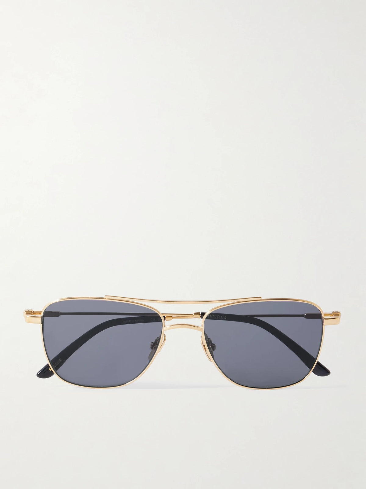 The Malone Aviator-style Gold-tone Sunglasses