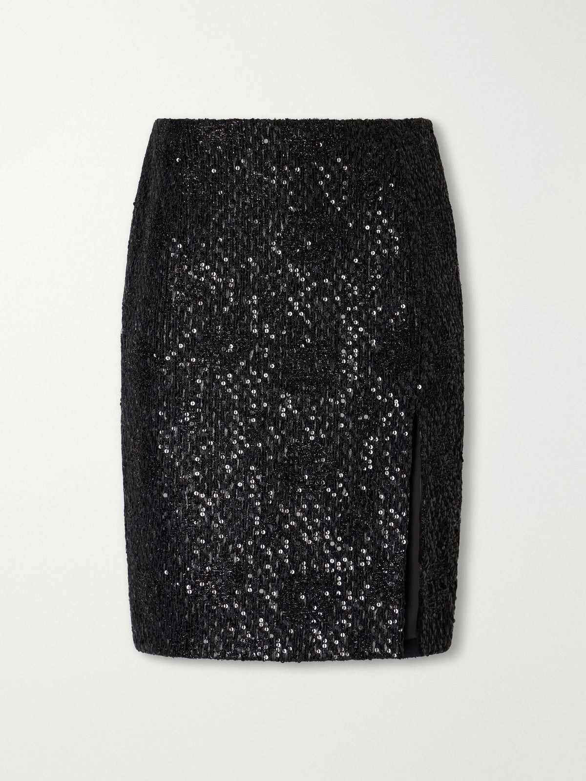 Balmain Sequined Tweed Mini Skirt