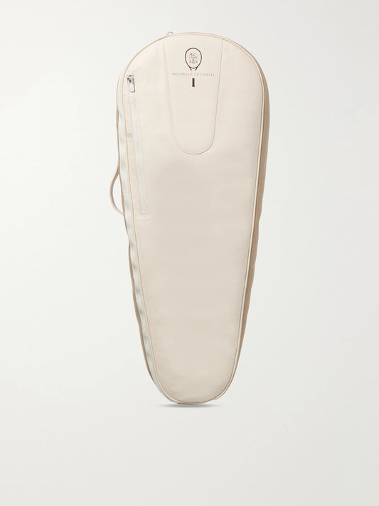 Leather And Mesh Tennis Racket Bag