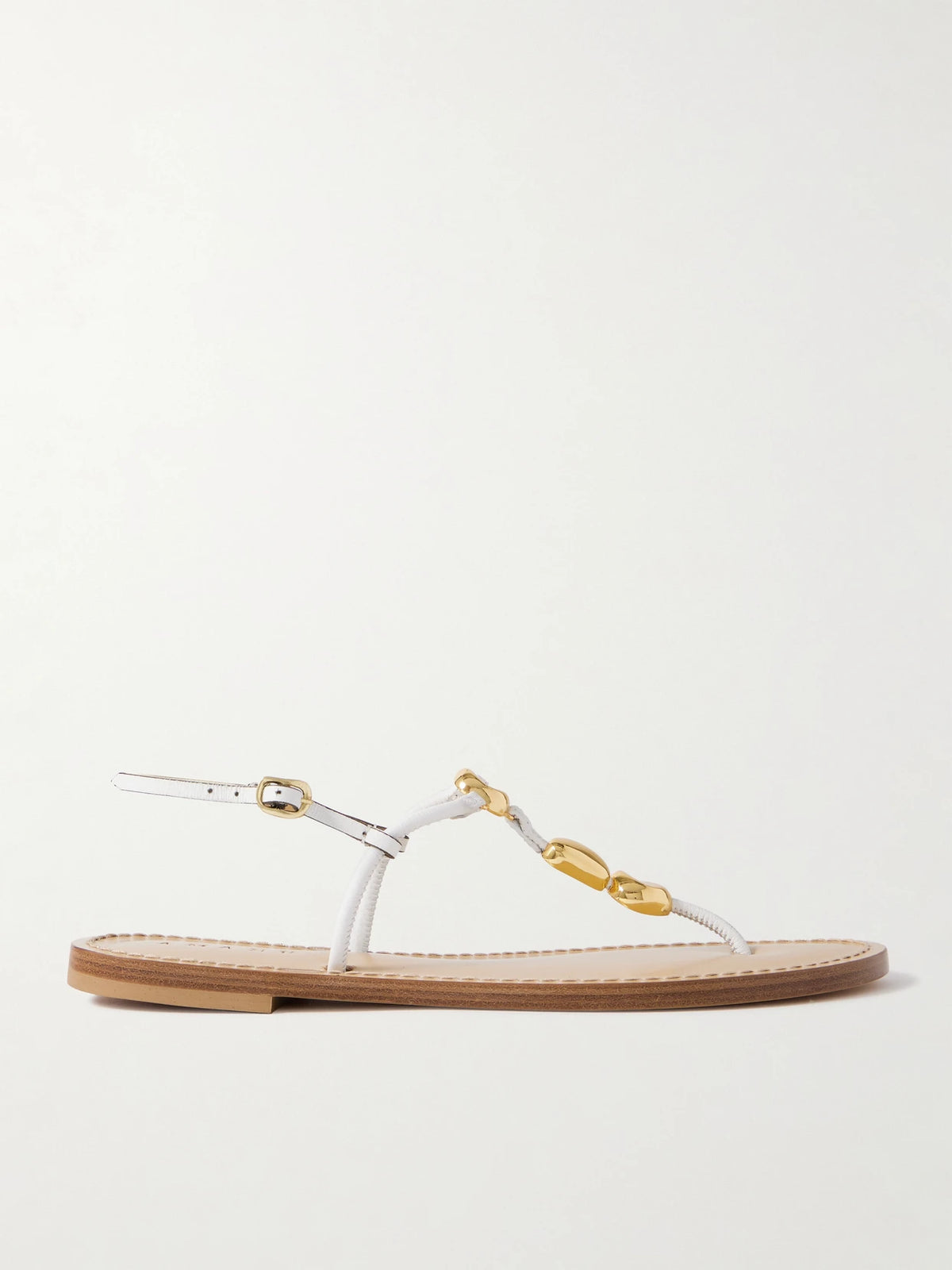 The Nairobi Embellished Leather Sandals