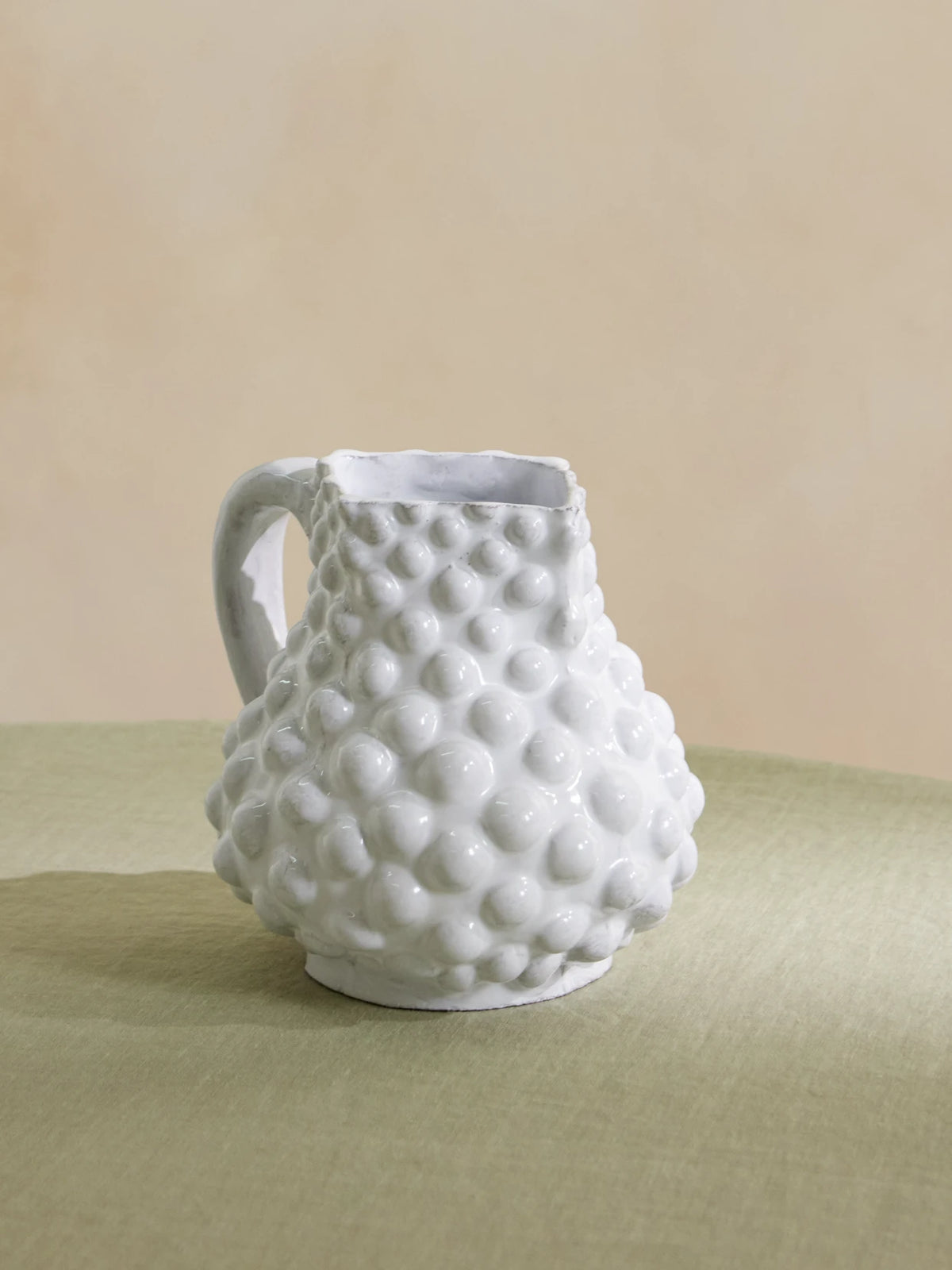 Adélaïde Glazed Ceramic Pitcher