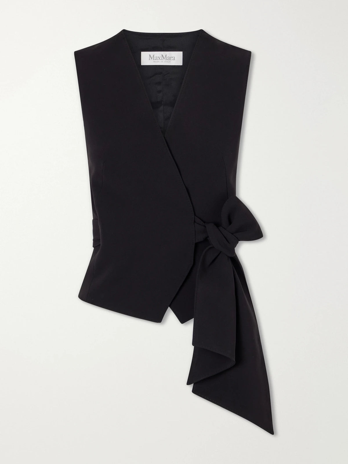 Cropped Cady Vest