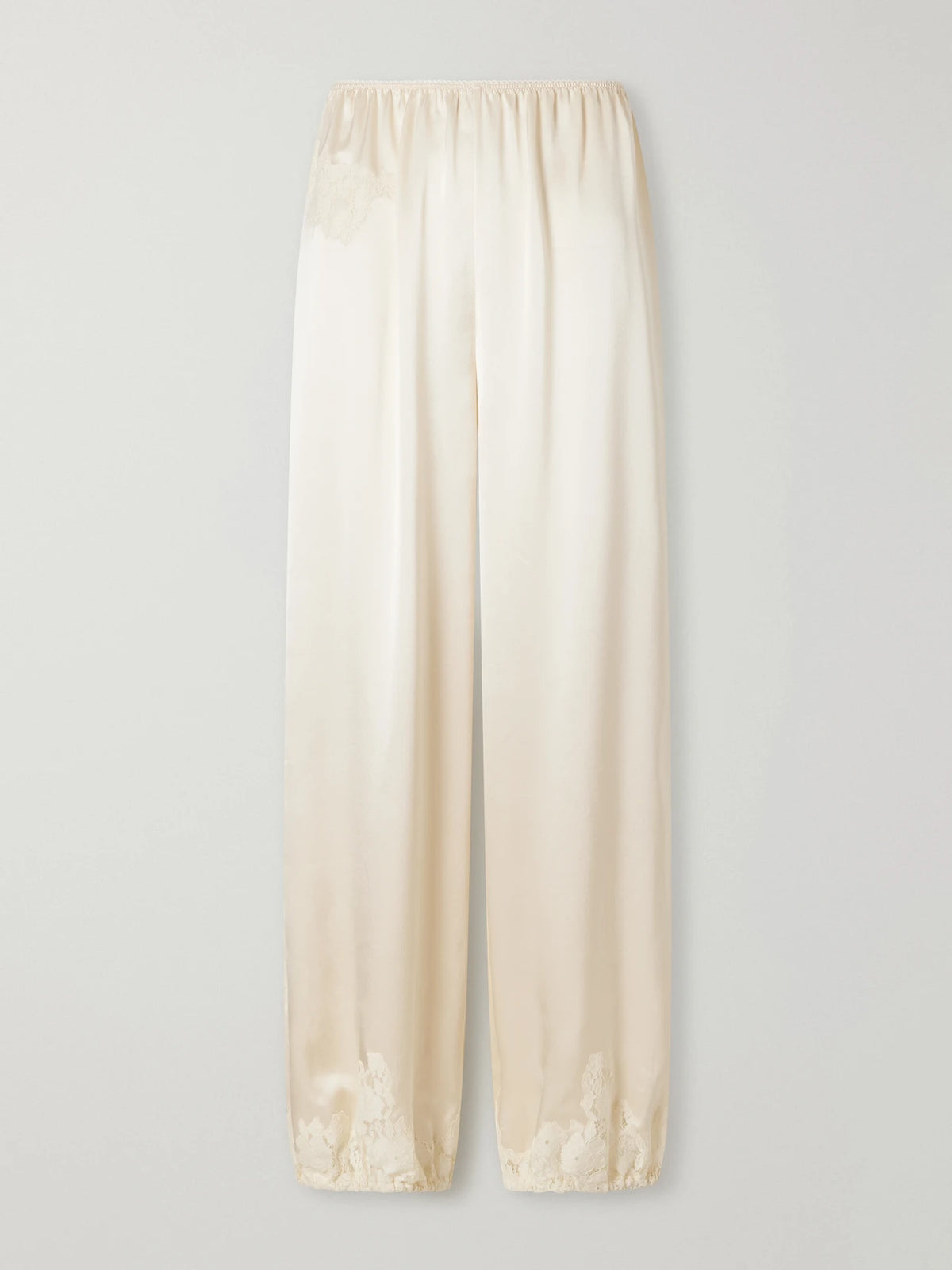 DÔEN Yaria Tapered Silk Satin Pants