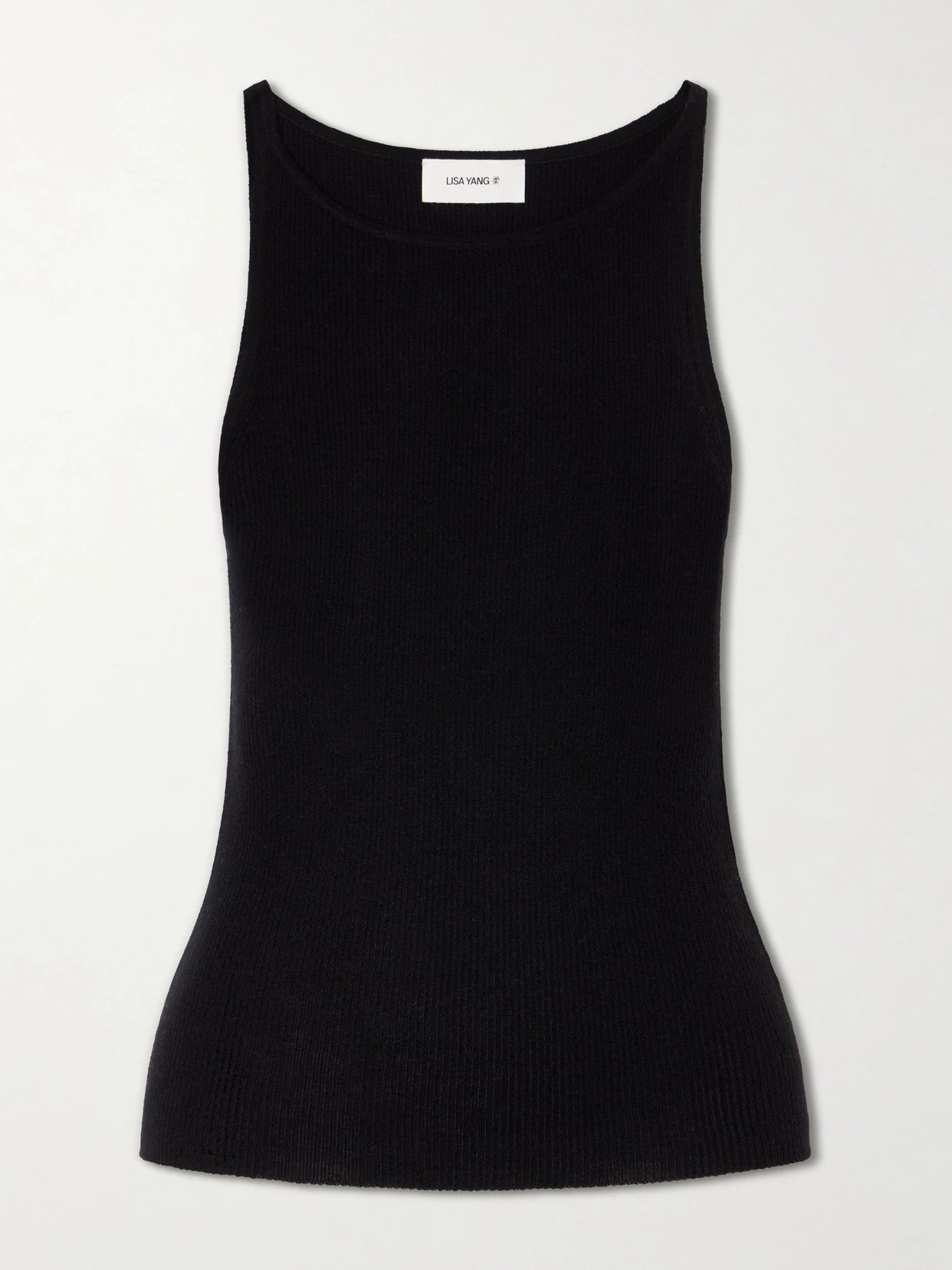 Lynette Ribbed-knit Cashmere Tank