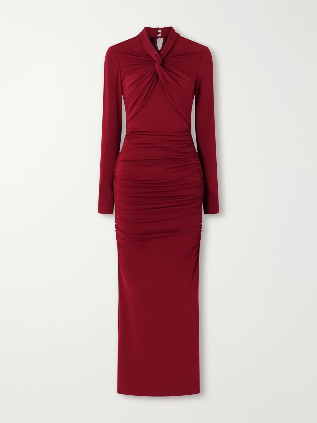 Carolina Herrera Twisted Stretch-jersey Midi Dress