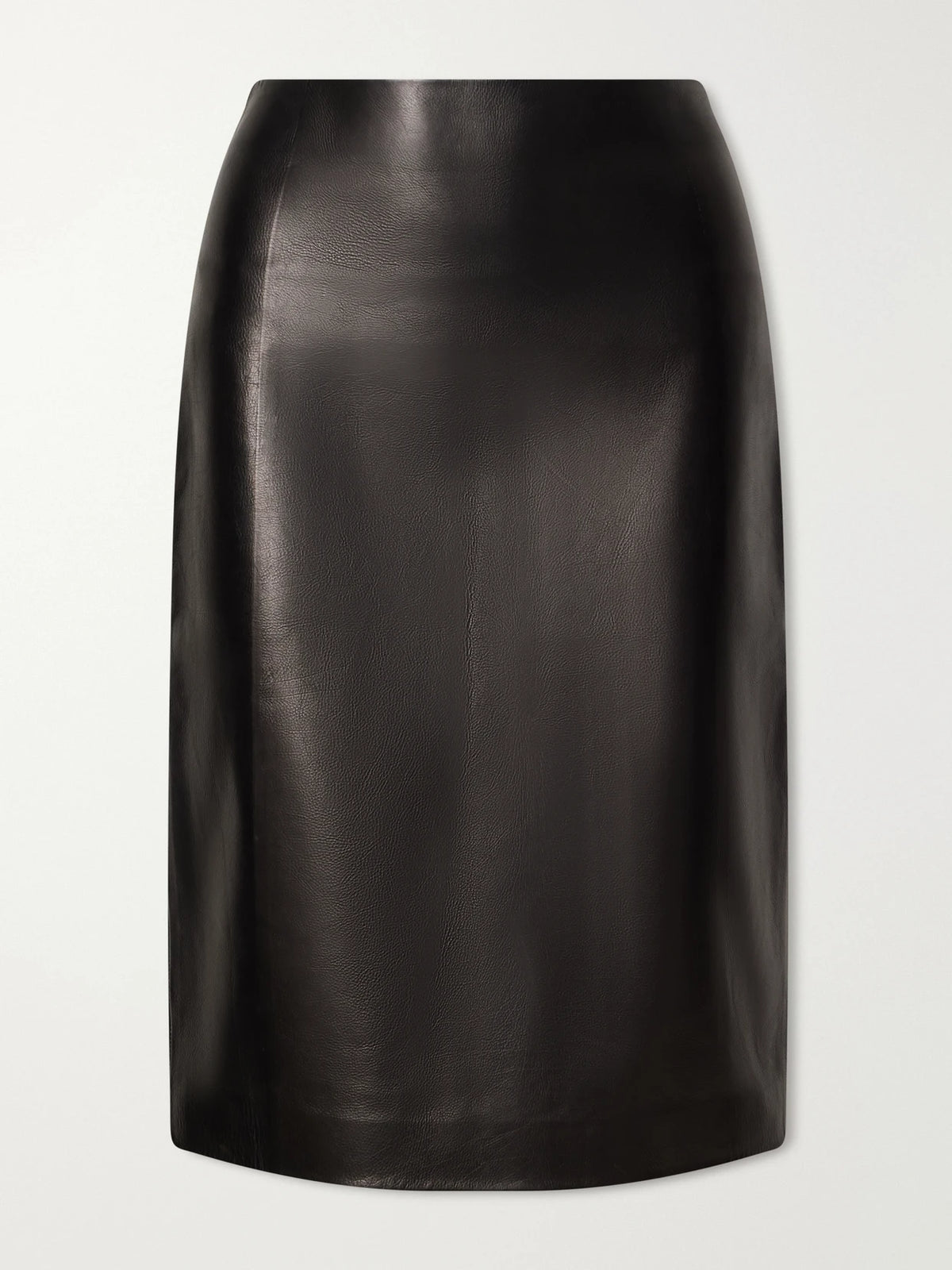 The Row Larco Leather Knee-length Skirt