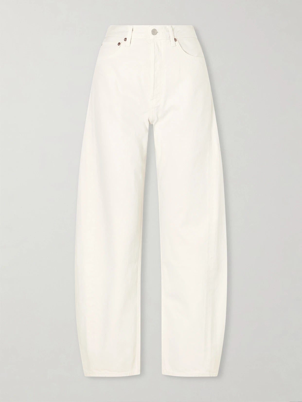 Luna Pieced High-waist Tapered Jeans