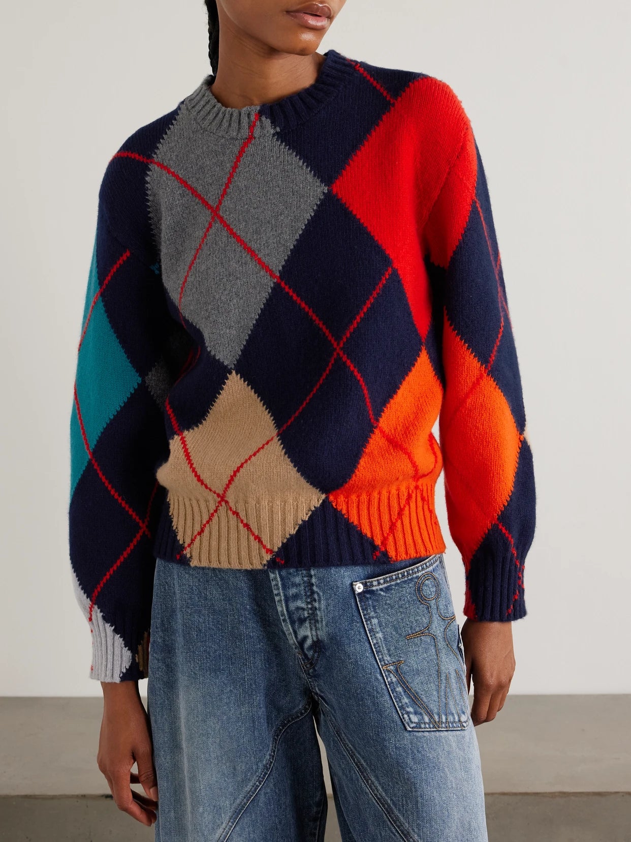 + Pringle Argyle Wool Sweater
