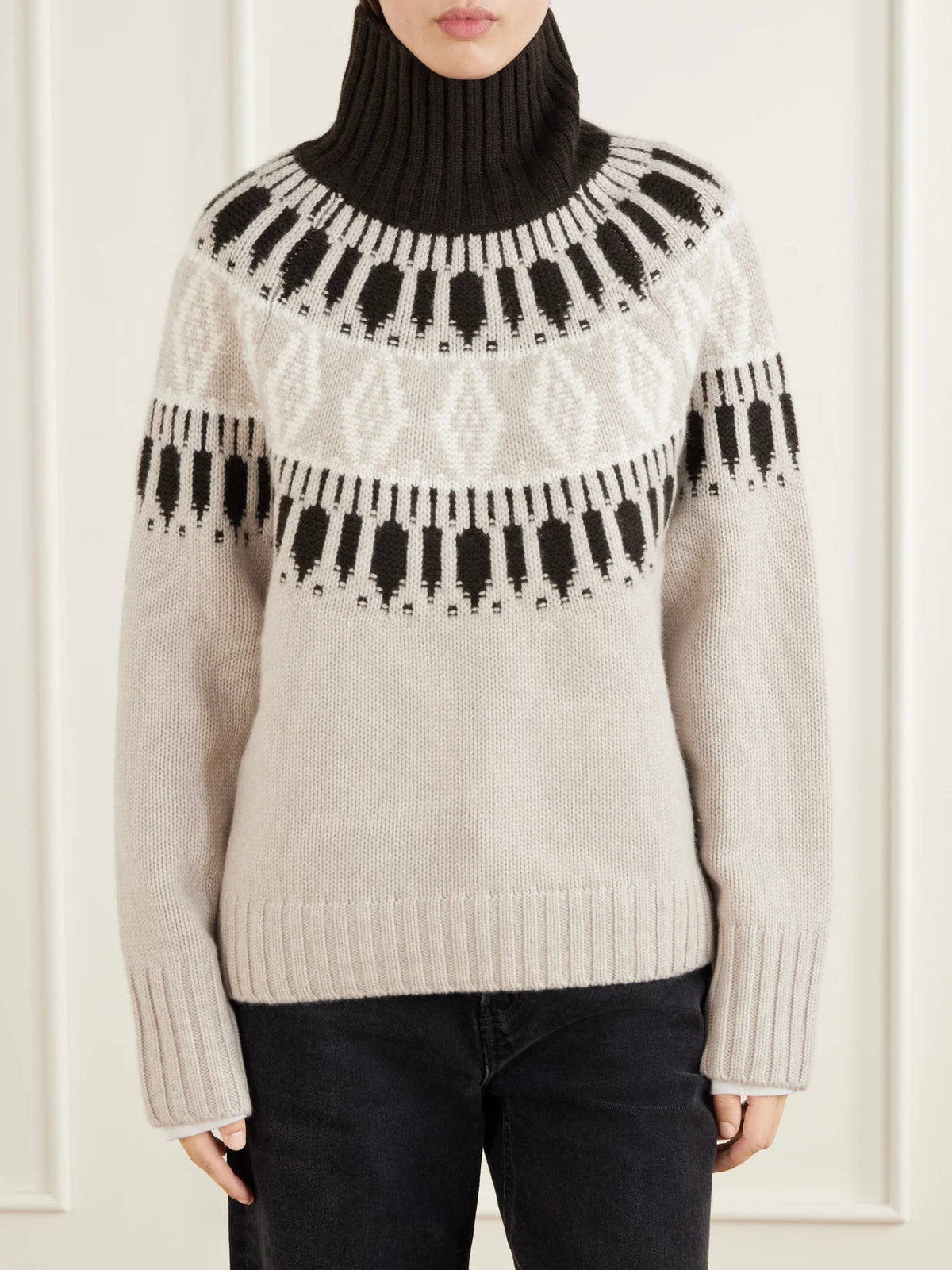 Arch4 Whistler Fair Isle Intarsia-knit Cashmere Turtleneck Sweater