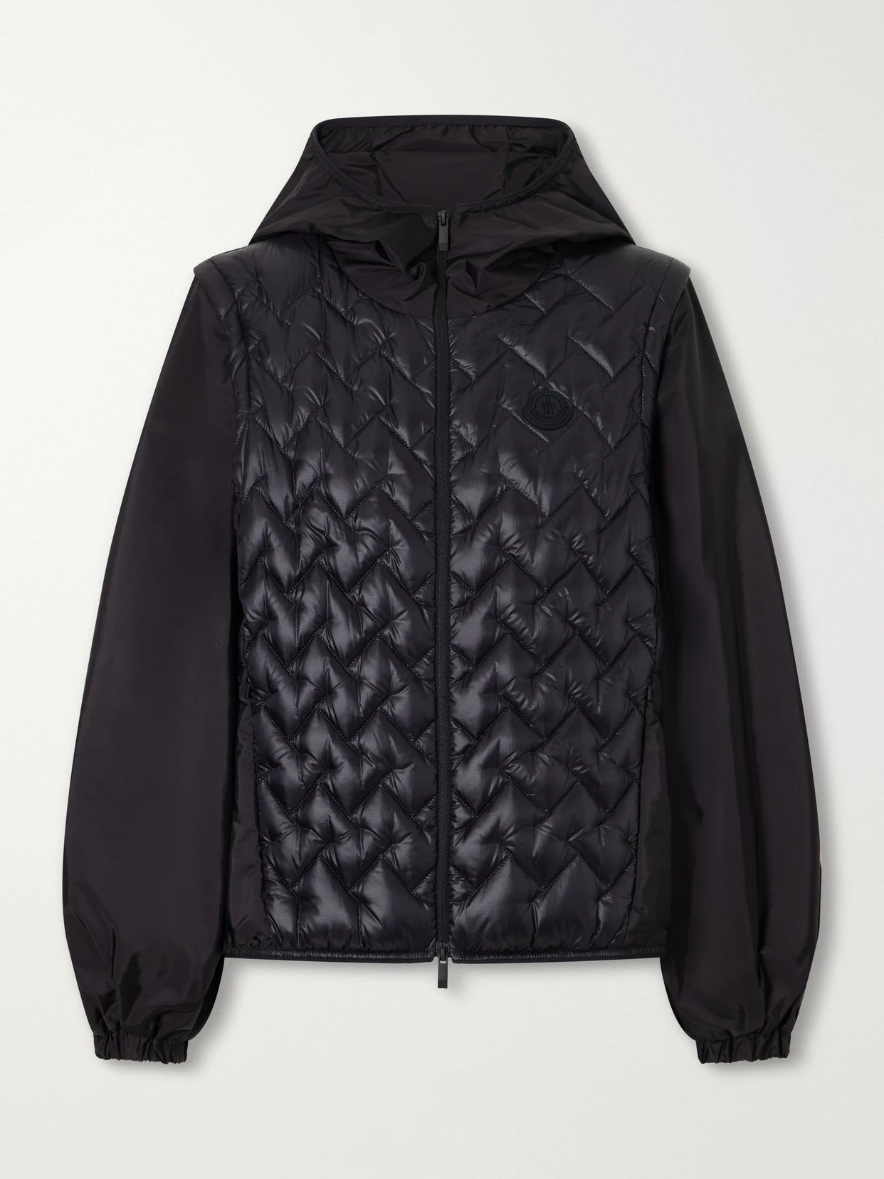 Image of Coats & Jackets. Product name - Mirage Quilted Shell Jacket in Black colour by brand - Moncler