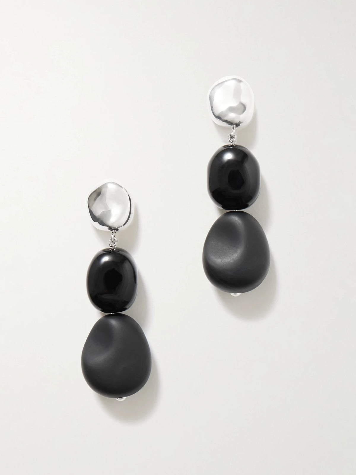 Ada Sterling Silver Onyx Earrings