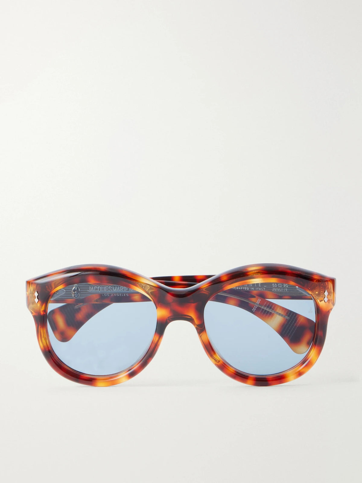 Jacques Marie Mage Jennie Round-frame Tortoiseshell Acetate Sunglasses