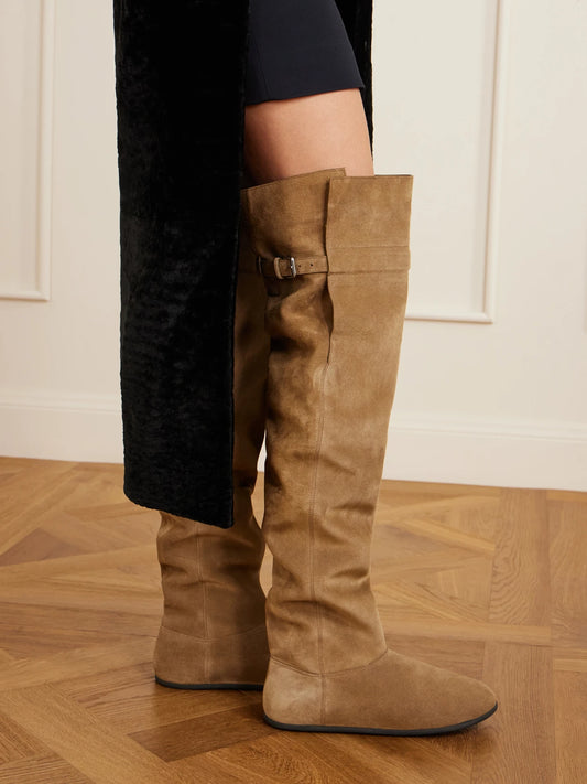 Santiago Leather Knee Boots