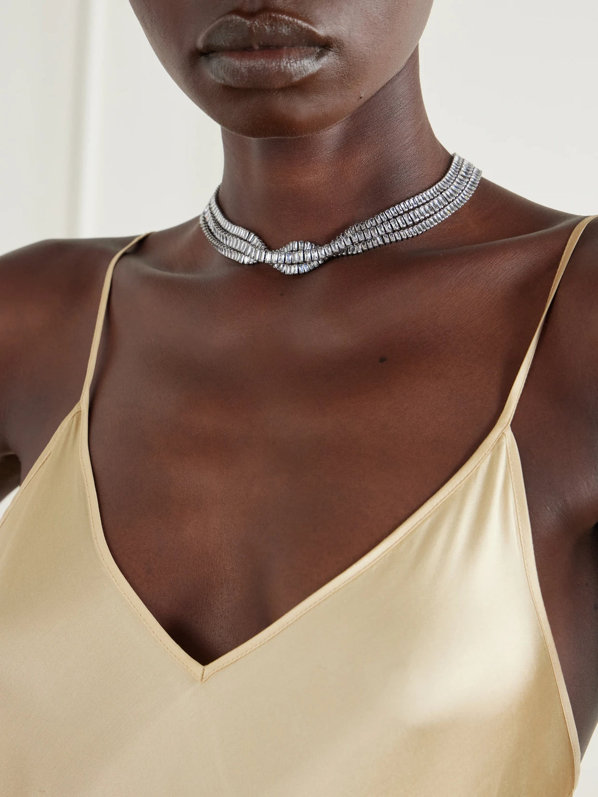 ISABEL MARANT Cara Crystal-embellished Silver-tone Necklace