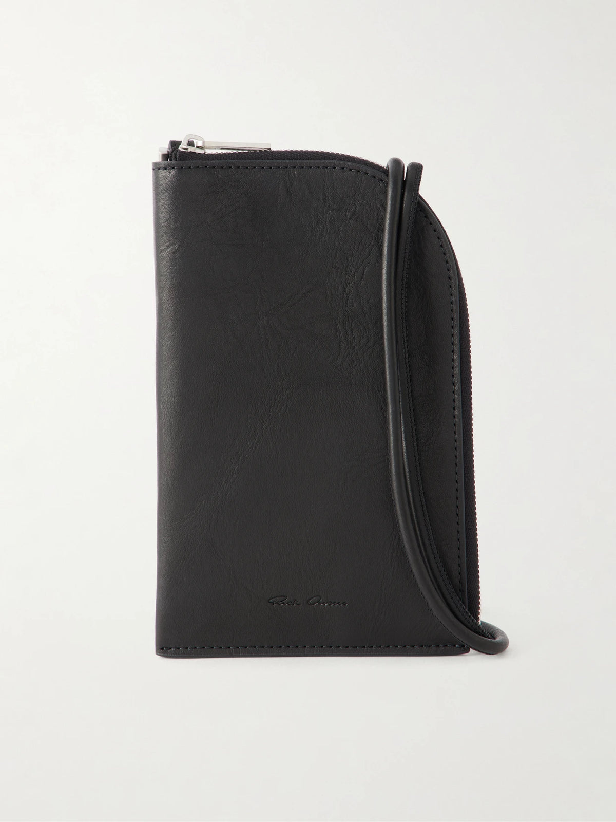 Rick Owens Leather Crossbody Wallet